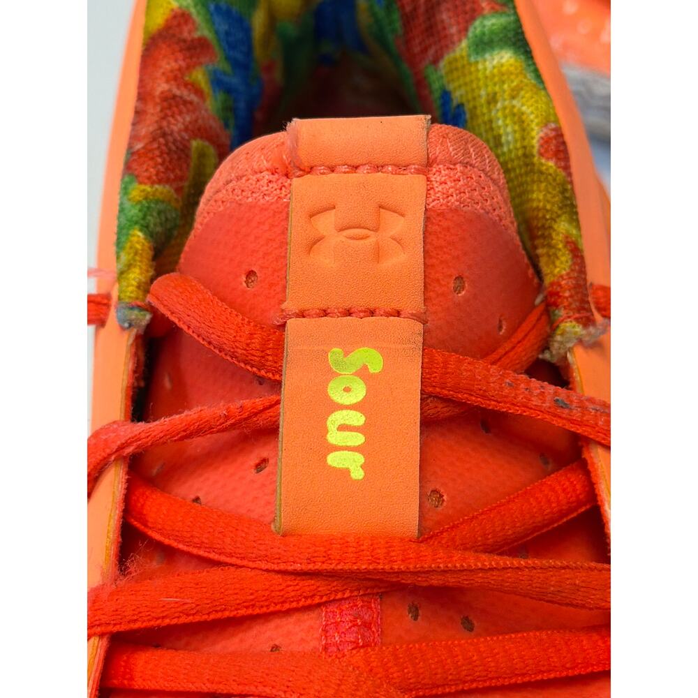 Under Armour Curry Shoes Sour Patch Peach Size 6.5Y Basketball Sweet Sour - Picture 5 of 8